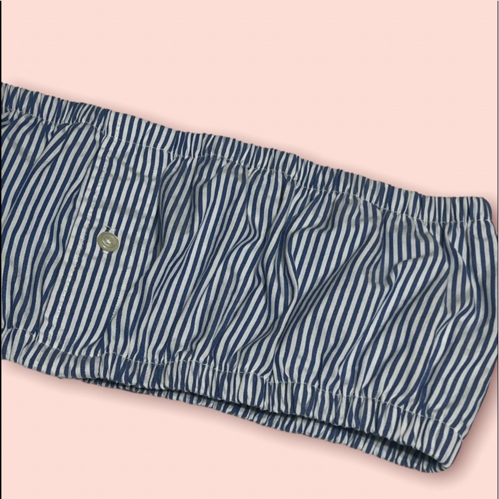 Striped Tube Crop Top